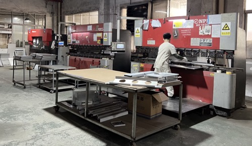 CNC press brake workshop
