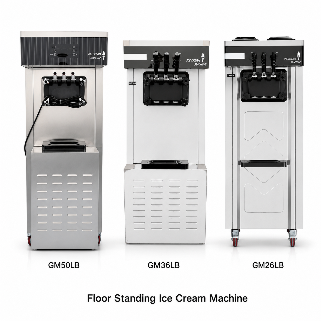 Floor Standing Soft Serve Ice Cream Machine