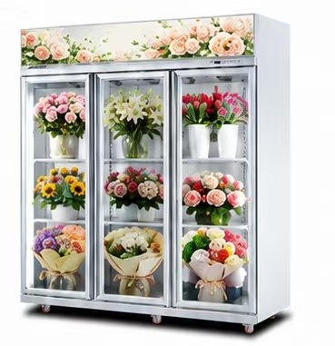 Fresh Flower Display Cabinet