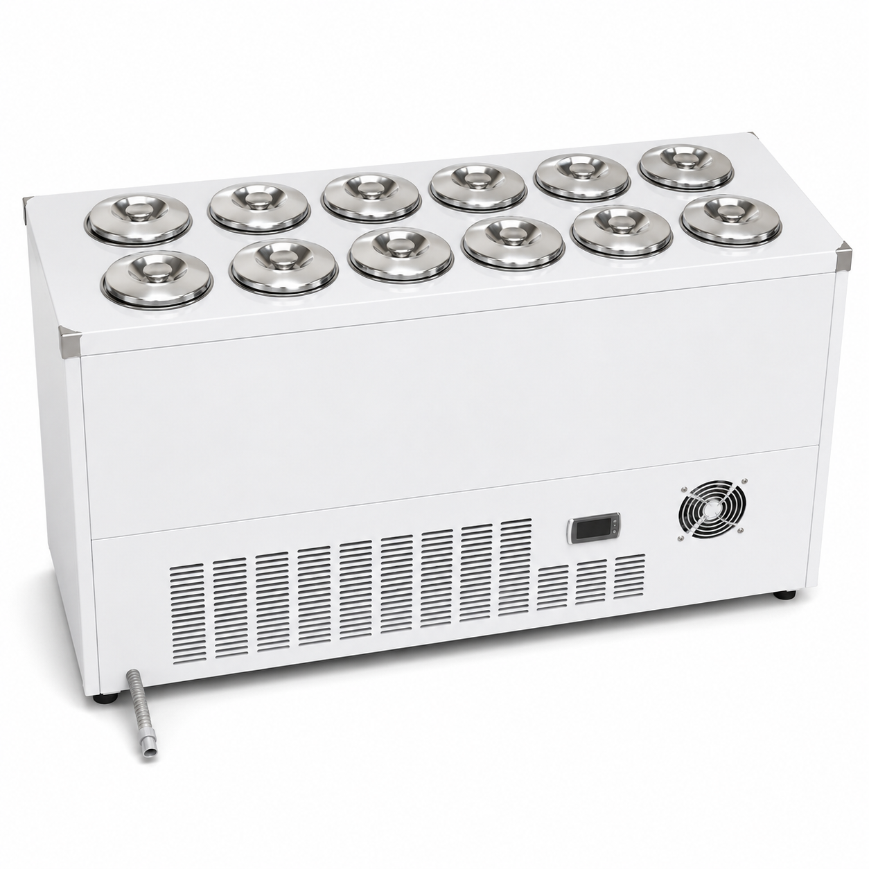 Stainless Steel Lid Ice Cream Cabinet